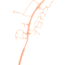 Daytime road noise heatmap for CB23 7NE