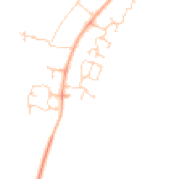 Daytime road noise heatmap for CB23 7NR