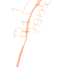 Daytime road noise heatmap for CB23 7NT
