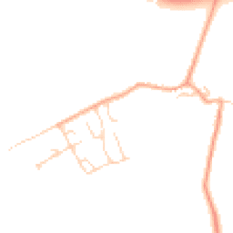 Daytime road noise heatmap for CB23 7PF