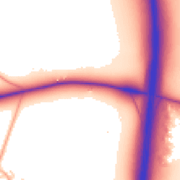 Daytime road noise heatmap for CB23 7PG