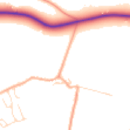 Daytime road noise heatmap for CB23 7PJ