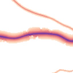 Daytime road noise heatmap for CB23 7PQ