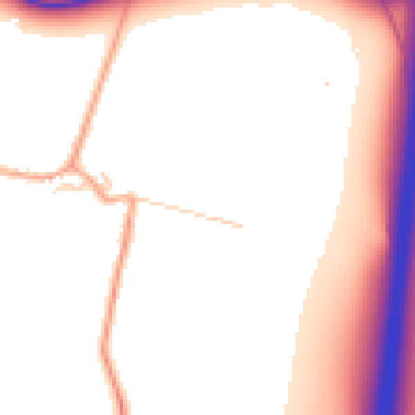 Daytime road noise heatmap for CB23 7PX