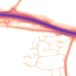 Daytime road noise heatmap for CB23 7XF