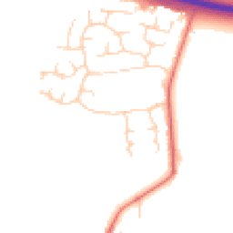 Daytime road noise heatmap for CB23 7XR