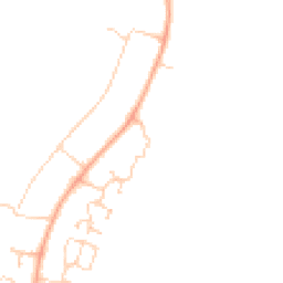 Daytime road noise heatmap for CB23 7ZB