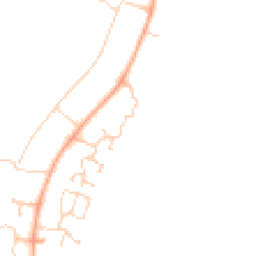 Daytime road noise heatmap for CB23 7ZD