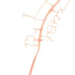 Daytime road noise heatmap for CB23 7ZG