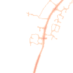 Daytime road noise heatmap for CB23 7ZP