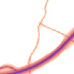Daytime road noise heatmap for CB23 8AF