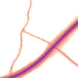Daytime road noise heatmap for CB23 8AH