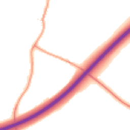 Daytime road noise heatmap for CB23 8AN