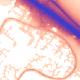 Daytime road noise heatmap for CB23 8DT