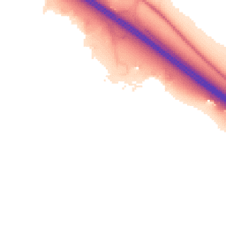 Night-time road noise heatmap for CB23 8DT