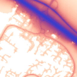 Daytime road noise heatmap for CB23 8DU