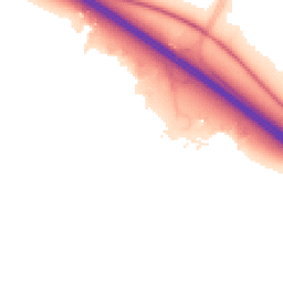 Night-time road noise heatmap for CB23 8DX