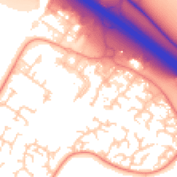 Daytime road noise heatmap for CB23 8DY