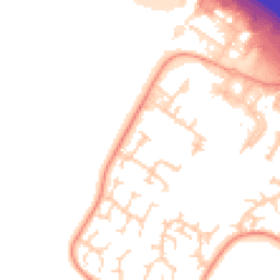 Daytime road noise heatmap for CB23 8EA