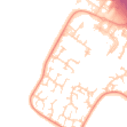 Daytime road noise heatmap for CB23 8EQ