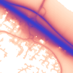 Daytime road noise heatmap for CB23 8EU