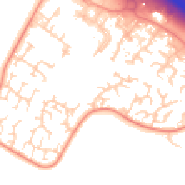 Daytime road noise heatmap for CB23 8SJ