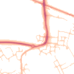 Daytime road noise heatmap for CB24 1AF