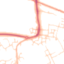 Daytime road noise heatmap for CB24 1AG