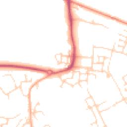 Daytime road noise heatmap for CB24 1AH
