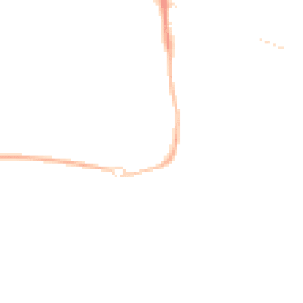 Night-time road noise heatmap for CB24 1AH