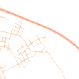 Daytime road noise heatmap for CB24 1AR