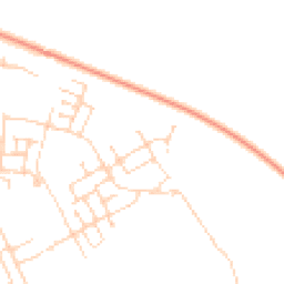 Daytime road noise heatmap for CB24 1AS
