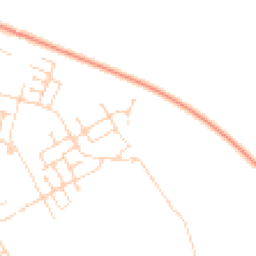 Daytime road noise heatmap for CB24 1AT
