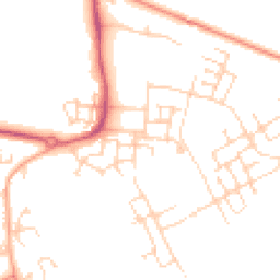 Daytime road noise heatmap for CB24 1AU
