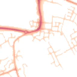 Daytime road noise heatmap for CB24 1BG