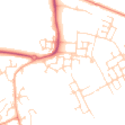 Daytime road noise heatmap for CB24 1BH