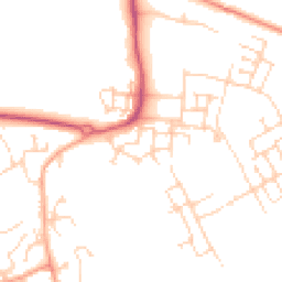Daytime road noise heatmap for CB24 1BJ