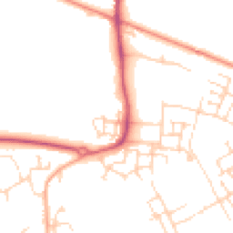 Daytime road noise heatmap for CB24 1BN
