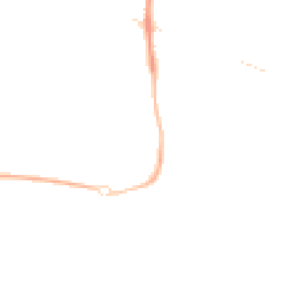 Night-time road noise heatmap for CB24 1BN