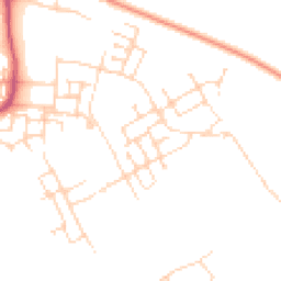 Daytime road noise heatmap for CB24 1BP