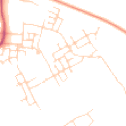 Daytime road noise heatmap for CB24 1BR