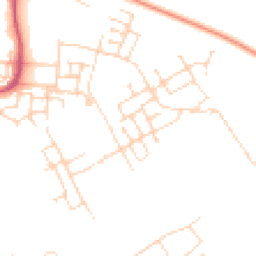 Daytime road noise heatmap for CB24 1BT
