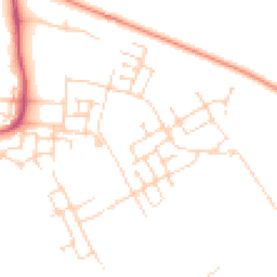 Daytime road noise heatmap for CB24 1BU