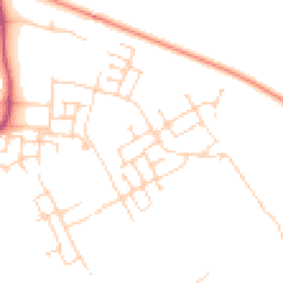 Daytime road noise heatmap for CB24 1BX