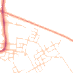 Daytime road noise heatmap for CB24 1DE