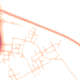Daytime road noise heatmap for CB24 1DF