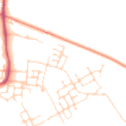 Daytime road noise heatmap for CB24 1DG