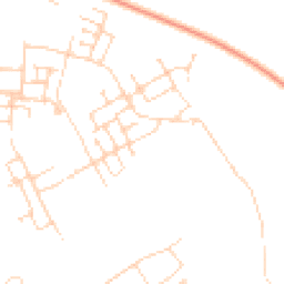 Daytime road noise heatmap for CB24 1DL
