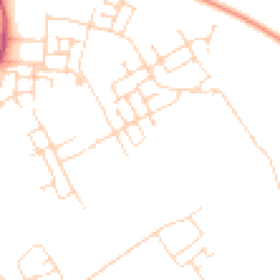Daytime road noise heatmap for CB24 1DP