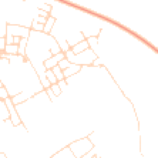 Daytime road noise heatmap for CB24 1DR